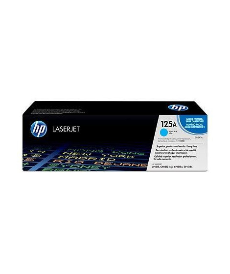 HP 125A Cartouche de toner cyan LaserJet authentique (CB541A) pour HP Color LaserJet CM1312/CP1215/CP1217/CP1515/CP1518