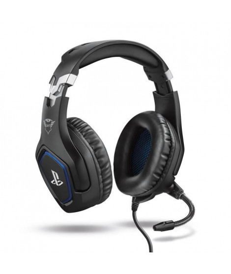 Trust Gaming Casque Gamer PS4 et PS5 avec Licence Officielle pour Playstation GXT 488 Forze avec Microphone Flexible Repliable