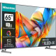 TV QLED - HISENSE - 65U6KQ - 65'' (164 cm) - 4K UHD 3840x2160 - HDR - TV connecté - 3xHDMI