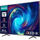 TV QLED - HISENSE - 75E7KQ PRO - 75 (189 cm) - 144 Hz - 4K UHD 3840x2160 - HDR10+ - TV connecté - 4xHDMI