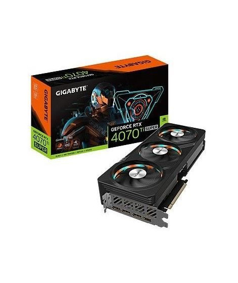 GIGABYTE - Carte Graphique - GeForce RTX 4070 Ti SUPER GAMING OC 16G