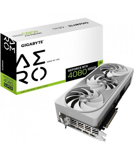 GIGABYTE - Carte Graphique - GeForce RTX 4080 SUPER AERO OC 16G