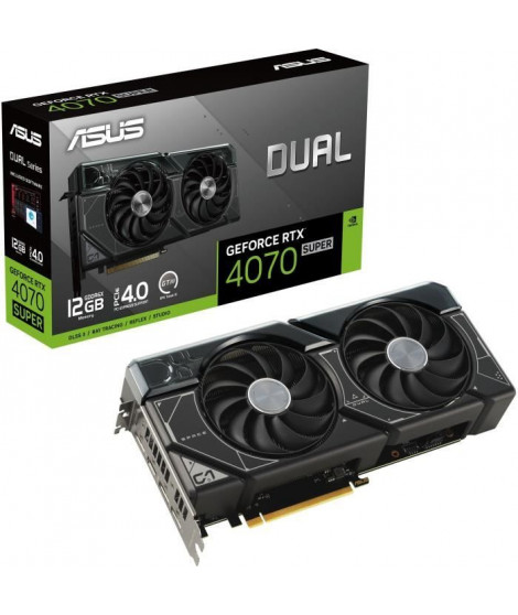 ASUS - Carte Graphique - DUAL-RTX4070 SUPER-12G