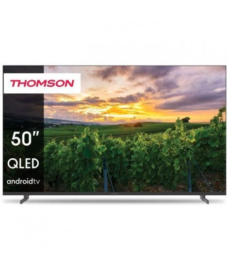 THOMSON 50QA2S13 - TV QLED 50'' (127 cm) - 4K UHD 3840x2160 - HDR - Smart TV Android - 4xHDMI 2.0