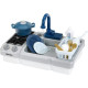Jouet d'évier - KLEIN - Évier de cuisine Miele avec robinet fonctionnel et accessoires - Livré avec de nombreux accessoires.