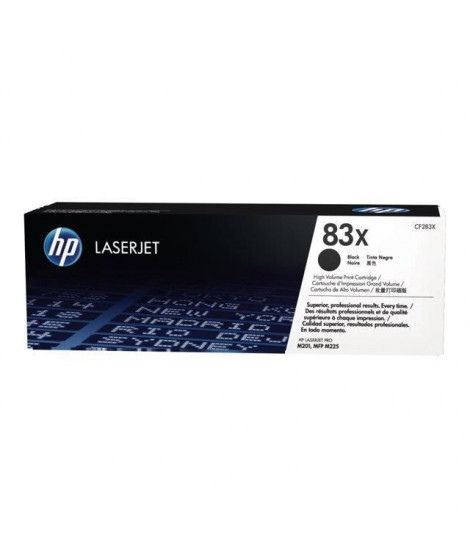 Cartouche de toner HP 83X noir grande capacité pour LaserJet Pro M201/MFP M225 - HP