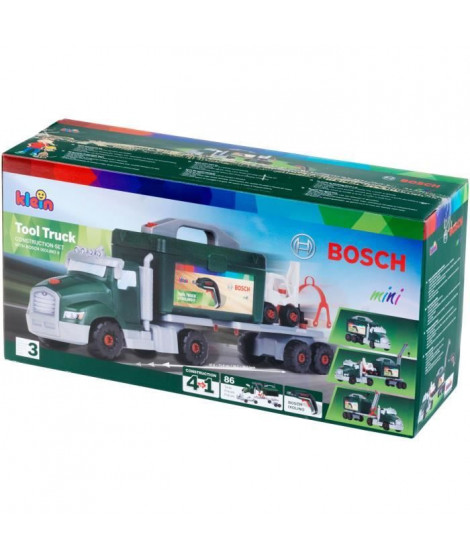 Jouet de bricolage - KLEIN - Camion de bricolage Bosch a monter/démonter - Jeu de construction de plus de 80 pieces.