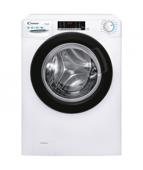 Lave-linge hublot CANDY CS1410TXME/FR - 10 kg - Induction - Vapeur - 1400 trs/min - Classe A - Programme rapide - Blanc