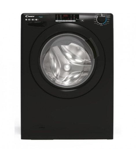 Lave-linge hublot CANDY CS 1411TXMBBE/FR - 11 kg - Induction - L60cm - 1400 trs/min - Noir