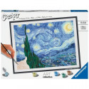 CreArt grand format 30x40 cm Van Gogh, La nuit étoilée, Des 14 ans, 23518, Ravensburger