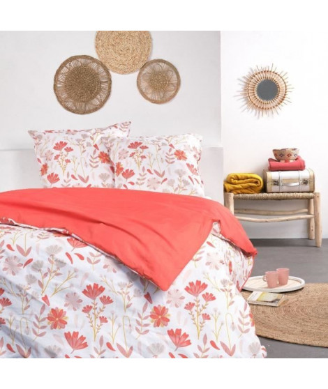 Parure de lit - TODAY - Sunshine - 119464 - 2 personnes - 260x240cm - Coton - Imprimé 11.43