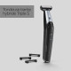 BABYLISS - Tondeuse barbe hybride - 100% étanche - autonomie 90min - Triple S - noir/gris - T880E