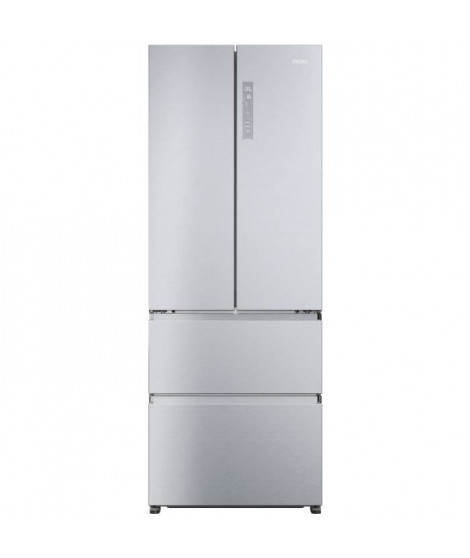 Réfrigérateur multi-portes - HAIER - FD 70 Series 3 HFR5719ENMG - Classe E - 446 L - 190 x 70 x 67,5 cm - Silver