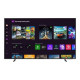 TV QLED Samsung - 50 Hz - 75Q60D - 75 (190 cm) - 4K UHD 3840x2160 - HDR - Smart TV Tizen - Gaming Hub - 3xHDMI - WiFi