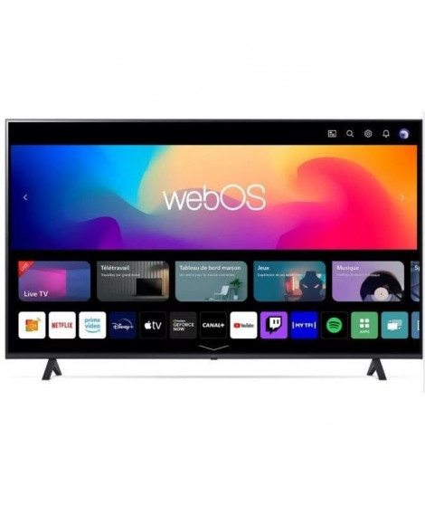 TV LED - LG - 65UR78003 - 65'' (165 cm) - 4K UHD 3840x2160 - HDR 10 - TV connecté WebOS - 3xHDMI