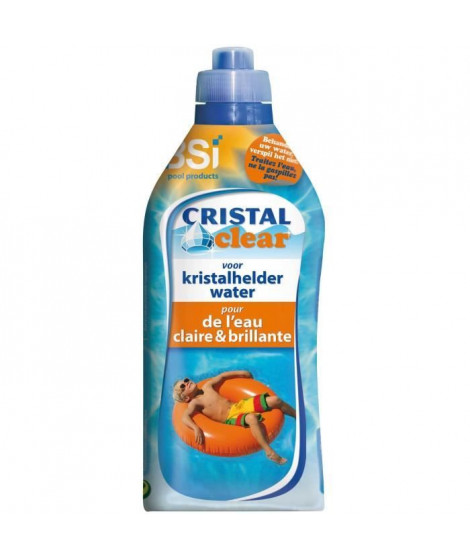 BSi nettoyant piscine Cristal clear 1 litre bleu