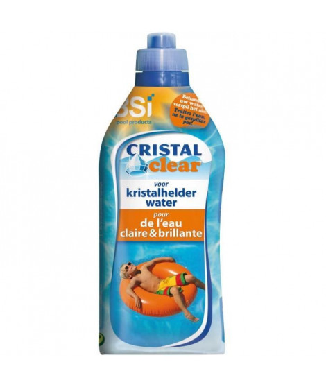 BSi nettoyant piscine Cristal clear 1 litre bleu