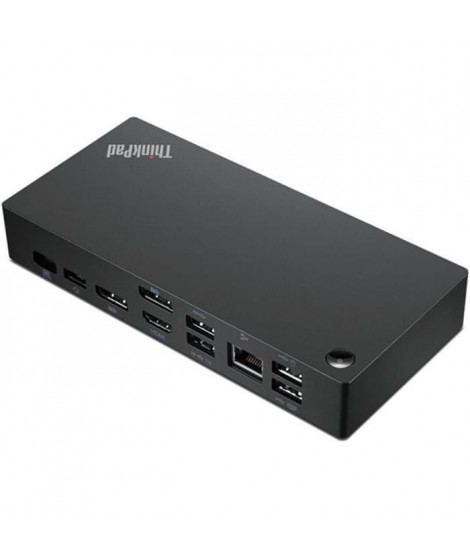 Station d'accueil - LENOVO - 40AY0090EU  - Avec Fil USB 3.2 Gen 1 (3.1 Gen 1) Type-C - Noir