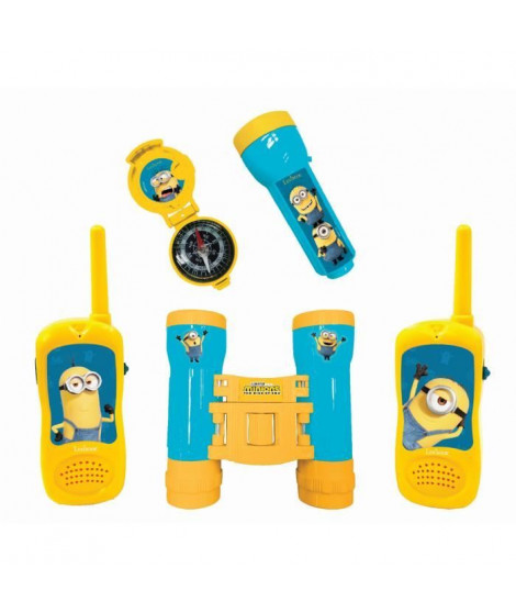 Kit d'aventurier avec Talkie-Walkies portée 120m Les Minions