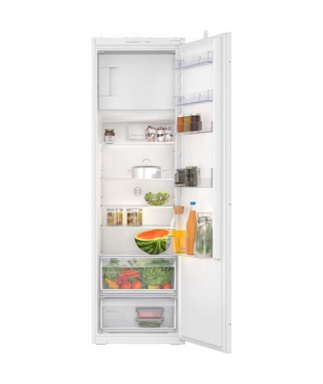 Réfrigérateur - BOSCH SER2 - KIL82NSE0 - 1 porte - Intégrable - 280 L (246 L + 34 L) - H177,2 x L54,1 x P54,8 cm