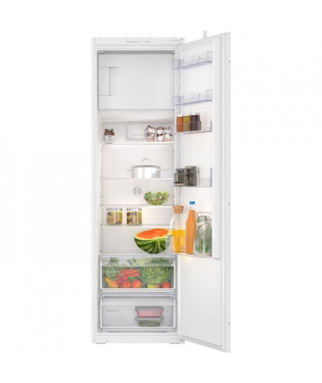 Réfrigérateur - BOSCH SER2 - KIL82NSE0 - 1 porte - Intégrable - 280 L (246 L + 34 L) - H177,2 x L54,1 x P54,8 cm