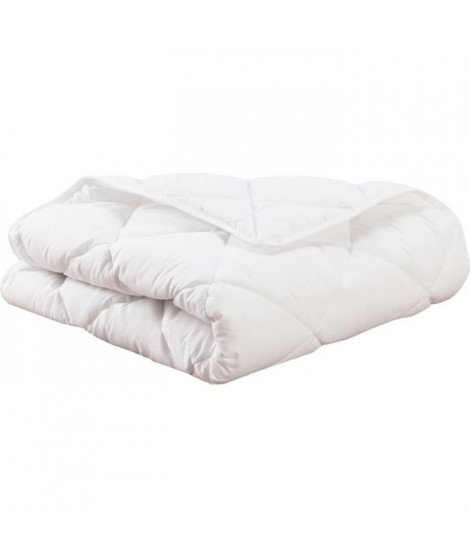 Couette - 75x120cm - MON P'TIT DODO - Chaude - 100% Polyester Fibre creuse siliconée - 1 personne - Blanc