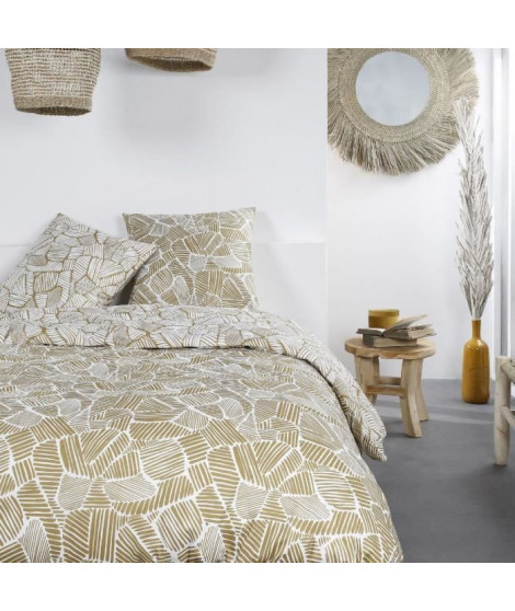 Parure de lit a zip - TODAY - Mawira - 108914 - 2 personnes - 260x240cm - Coton - Imprimé 2.16