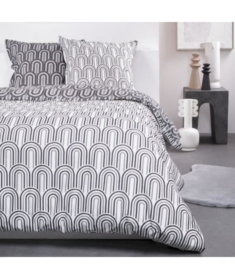 Parure de lit - TODAY - Sunshine - 116495 - 2 personnes - 220x240 cm - Coton - Imprimé 9.53