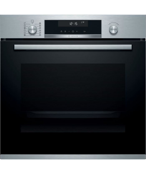 Four multifonction Pyrolyse - BOSCH SER6 - HBA5785S6  Inox - Vol four: 71l - 9 unité modes de cuisson - H595xL594xP548mm