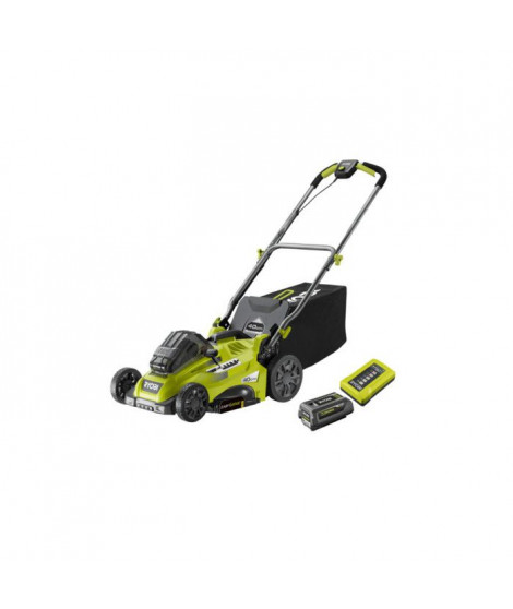 Tondeuse poussée RYOBI 36V - coupe 40cm - 1 batterie 5,0Ah - 1 chargeur - RLM36X41H50G