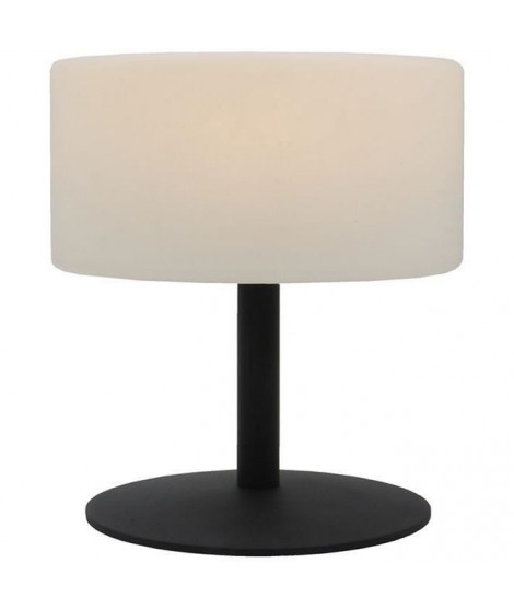 Lampe de table sans fil - LUMISKY - ATLAS Rock - H20 cm - Pied en acier - Gris - LED blanc chaud et blanc