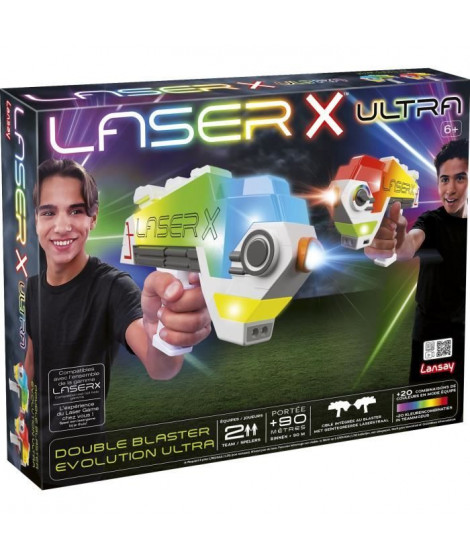 Jeu laser - LANSAY - 87552 - Laser X - Double Blaster Evolution Ultra