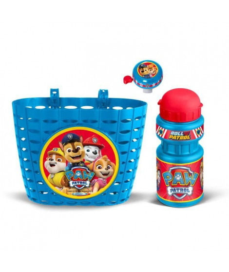 Set ludique comprenant une Corbeille + un bidon + une sonnette - PAW PATROL - PAT PATROUILLE