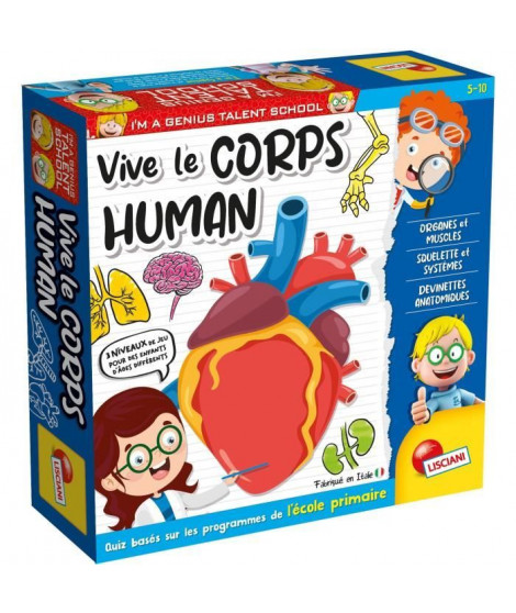 Jeu de parcours sur le corps humain - LISCIANI - Découvrez et apprenez ensemble