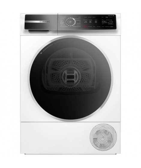 Seche-linge pompe a chaleur - BOSCH SER8 - WQB246C0FR -  9,0 kg - Moteur Induction - Classe énergie A+++ - L60cm - Blanc