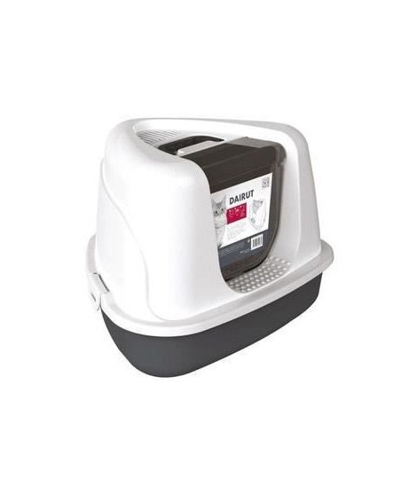 Maison de toilette - Mpets - DAIRUT Noir & Blanc