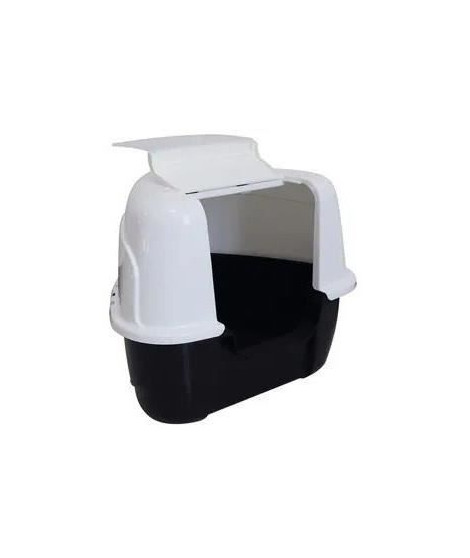 TANIS Maison toilette - Mpets - Noire & Blanche - XL