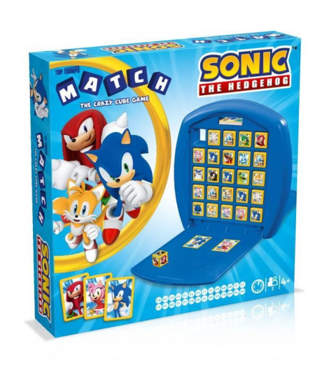 Match Sonic the Hedgehog - Jeu de société - WINNING MOVES - Jeu d'observation et de tactique avec les personnages du Jeu vidé…