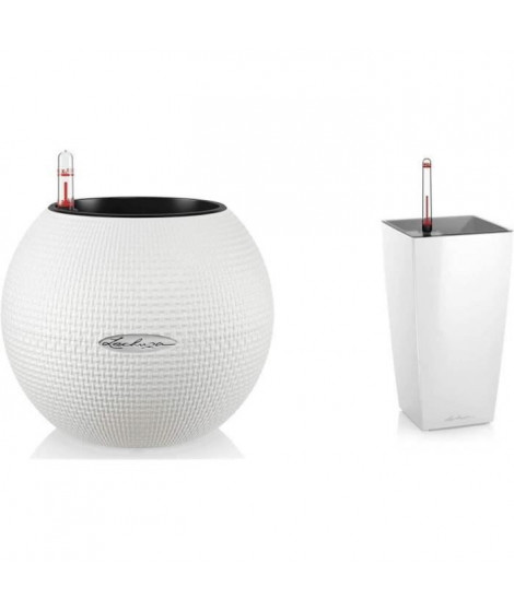 LECHUZA Jardiniere PURO Color 50 ALL-IN-ONE diametre 49 cm blanc 446115