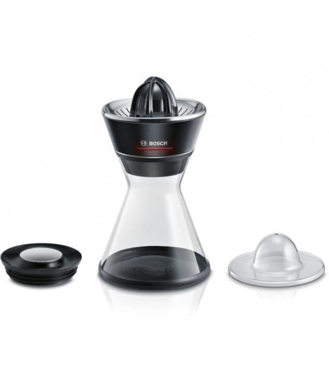 Presse-agrumes - BOSCH - MCP72GPB VitaStyle Citro - Noir / inox brossé - 40 W - LED - récipient verre 1 L - cône universel