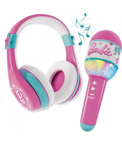 Combo Casque et Microphone - LISCIANI - Bluetooth avec haut-parleur Barbie