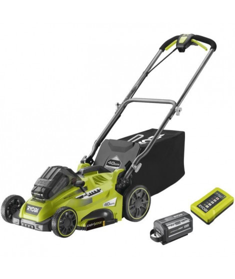 Tondeuse - RYOBI - Power Assist - Ø coupe 40 cm - 1 batterie lithium+ 36 V 6,0 Ah High Energy et 1 chargeur 1,7 A