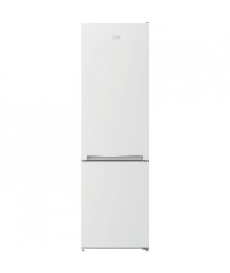 Réfrigérateur pose-libre combiné - BEKO - RCSA300K40WN - Classe E - 291 L (204+87) - 181,3 x 54 x 57,4 cm - Blanc