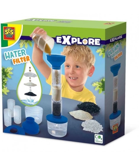 Filtre de nettoyage d'eau - Jouet éducatif - SES CREATIVE - Découvre la science et la nature avec le filtre a eau.