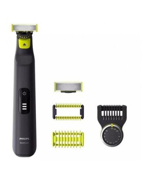 Philips OneBlade Pro 360 - tondeuse a barbe électrique, rasoir et tondeuse corps, 1 lame 360, 1 sabot 14 hauteurs, 1 kit corps