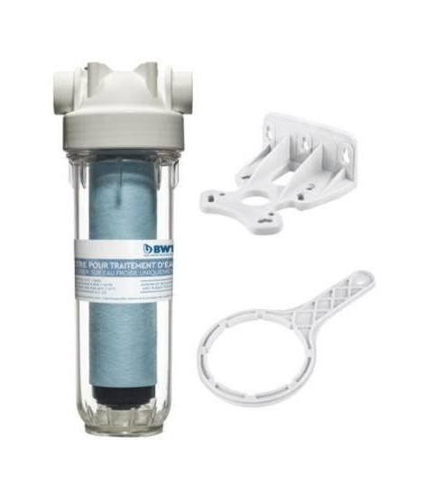 Filtre - BWT - B.PROTECT - Station anti-tartre 4-en-1 - Kit complet simple d'installation et entretien simplifié
