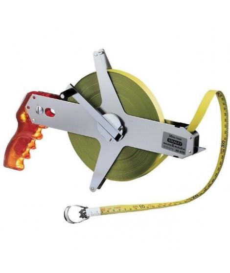 Mesure - STANLEY - 1-34-477 - Longue - 30 m x 12,7 mm - Ruban Acier - Mabolon Master II