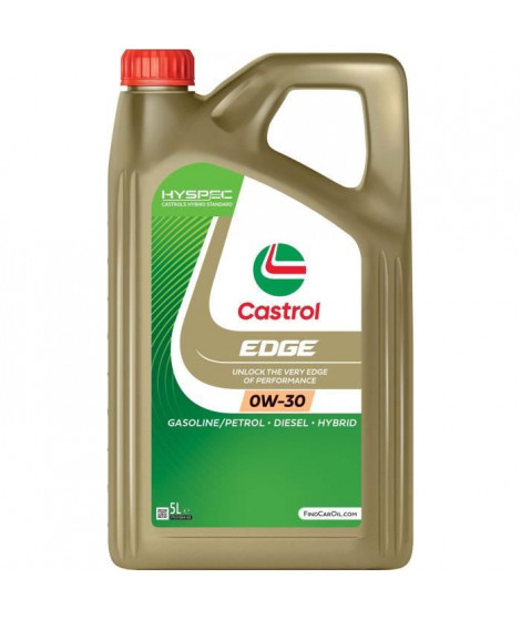 Huile moteur - CASTROL - EDGE 0W-30 - 5L