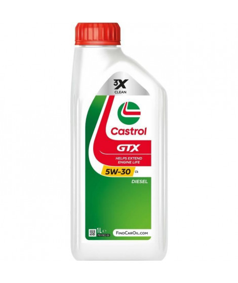 Huile moteur - CASTROL - GTX 5W-30 C4 - 1L