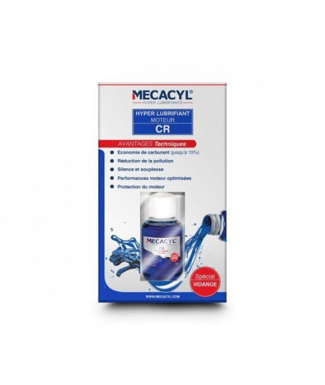 Hyper-lubrifiant - MECACYL - CR - Moteur 4 temps - 100 ml - Boîte